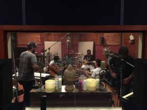 Tito Jackson and 3T jamming in Studio A